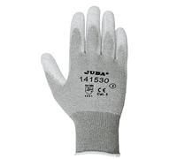 Juba - Guante nylon +fibra carbono poliuretano talla 7