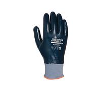 Juba - Guante nylon junit con recubrimiento nitrilo azul talla 9
