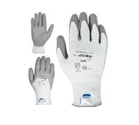 Juba - Guante sin costuras anticorte fibra+poliuretano talla -s