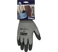 Juba G, nailon sin costuras recubierto PVC, gris/negro - SIZE: 8