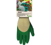 Juba G.poliéster sin costuras recubierto látex rugoso ½ dorso, amarillo/verde - SIZE: 9