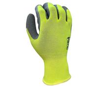 Juba Guantes de trabajo 258 Reflector (Talla del guante: 10, Amarillo/Negro, 2 ud.)
