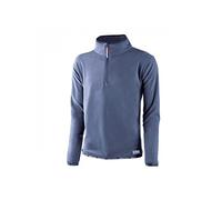 Juba Jersey de Forro Polar de 100% Poliester de 160 g/m², con Cremallera hasta el Pecho, Marino, Size: XL