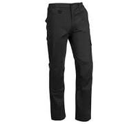 Juba Pantalón Flex Light Multibolsillos 57% algodón, 40% poliéster y 3% Elastano de 200 g/m², Negro, L