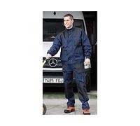 Juba Pantalón largo multibolsillos 65% poliéster/35% algodón Azul marino/negro con detalles azulina, L
