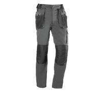 Jubappe Pantalón multibolsillos de algodón y poliéster gris y negro Talla S