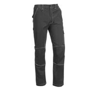 Juba Pantalón Multibolsillos 68% algodón, 30% poliéster y 2% Elastano, 260 g/m², Gris, S