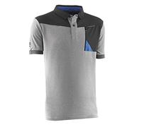 Juba Polo transpirable manga corta con tejido Cooldry, Gris - SIZE: XL