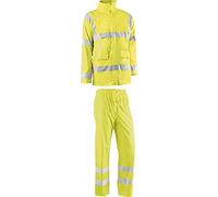 Juba T, agua 100% PU s/soporte de pol, tricotado bandas reflectantes/cost, termosoldadas, Amarillo flúor - SIZE: XL