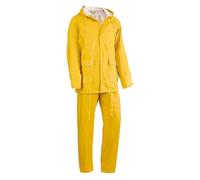 Juba Traje de agua completo 100% PU sobre soporte en poliéster tricotado de 0.40 mm, Amarillo - SIZE: XL