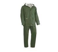 Juba Traje de agua completo 100% PU sobre soporte en poliéster tricotado de 0.40 mm, Verde - SIZE: XL