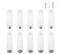 Jubaopen 10Pcs Caja de Batería Convertidor, Soporte de Batería Convertidor, Batería Convertidor Transparente, Caja Adaptadora AAA a AA(Caja Cilindrica, 50 x 14mm)