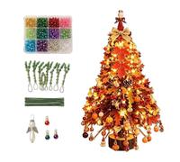 Jubepk Árbol de Navidad 3D hecho de perlas brillante de cuento de festivo con