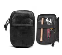 Jubepk Bolsa de cinturón de herramientas, bolsa de almacenamiento portátil | Bolsillo multiusos para engranajes, organizador de accesorios de trabajo impermeable para senderismo, escalada, ciclismo