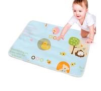 Jubepk Cambiador de bebé, cambiador de pañales - Alfombrilla para cambiar pañales de viaje de 19 x 27 pulgadas, | Cambiadores portátiles, transpirables y lavables, para niñas y niños recién nacidos