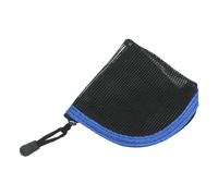 Jubepk Cartera líder de pesca con mosca, bolsillo de almacenamiento de malla con 8 ranuras, bolsa de almacenamiento de secado rápido, accesorios de pesca para agua salada y agua dulce, 15 cm,