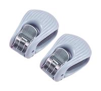 Jubepk Clips Para Pesca Con Caña | Antideslizante, Ajustable En 2 Niveles, Portátil, 2 Piezas,Abrazadera Para Caña De Pescar | para Cañas de Surfcasting con Señuelo, Balsa, Canoa, Kayak, Muelle,