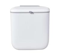 Jubepk Compost Bin Kitchen, 2.64 galones de cocina garbage can with Lid, Foldable Small Waste Bucket, Space-Saving Design, ideal for Under Sink, Cupboard, Bathroom, Bedroom, RV, Camping Use