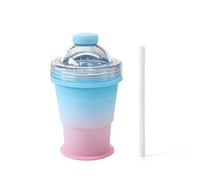 Jubepk Cubitera con tapa | 325 ml plegable para bebidas frías | Vaso de agua para máquina de hielo | para viajeros camareros en casa, camping, autocaravana, bar, club, picnic, viajes por carretera