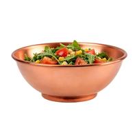 Jubepk Cuenco de cobre | recipientes de almacenamiento de gran formato mezclados | Cuencos de cobre | Adecuado para hornear y servir, en casa, para comer, cocinar, en la cocina, para