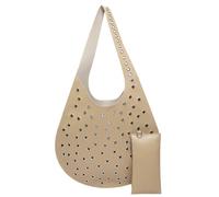Jubepk Daily Life - Bolsa de piel para mujer, 40,5 x 41 x 1 cm, para vida diaria, viajes, trabajo, compras, caqui, Siehe Beschreibung