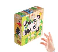 Jubepk de Cubo de Madera, Juguete Educativo para Estimulación Temprana, de Ingenio, para Niños, Preescolar, Jardín, Guardería, Aula, Escuela, Habitación, Sala de