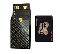 Jubepk Deck of Playing Cards, Classic Poker Game Set, Standard Size Board Deck, Waterproof Design Red for Family Night, Travel, Club, Camping, Bar, Adults, Kids