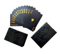 Jubepk Deck of Playing Cards, Classic Poker Game Set, Standard Size Board Deck, Waterproof Design Red for Family Night, Travel, Club, Camping, Bar, Adults, Kids