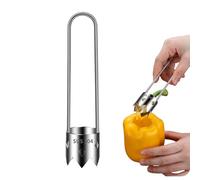Jubepk Dispositivo de extracción de semillas para cocina, herramienta para descorazonar frutas, herramienta de cocina, para calabacín, berenjena, tomate, pimentón, piña, removedor de núcleos