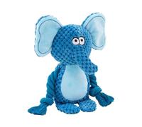 Jubepk Dog Squeaky Toy, Cartoon Rope Doll for Puppies, Interactive Pet Chewing Toy, Fox, Elephant, Frog Squeaky Doll, 24cm/9.45 Inches Ideal for Chewers and Playtime Fun