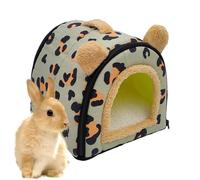 Jubepk Ferret Bed for Cage, Non-Slip Bunny Cave for Winter, Small Animal Bed, Multipurpose Ferret Nest for Sugar Glider, Hamsters, Hedgehogs, and Bunnies Small Animal Bed