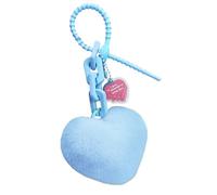 Jubepk Heart Plush Key Ring, Plush Hearts Keychains, Purse Bag Charm, Pendant Fob Accessory with Clip for Backpack, Handbag, Youth Gift, Teens, Women, Girls, Boys, Family, Friend Use