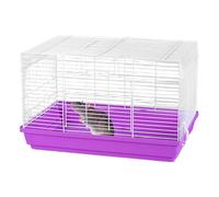 Jubepk Hedgehog Cage, Ventilated Small Animal Habitat, 18.5x11.81x11.81 Inches, Detachable Bottom Design, Cozy Sleeping Space for Hamsters, Mice, and Small Pets, Multicolor