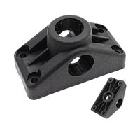 Jubepk Kayak Rod Holder, Portable Rotation Stand, 8 Inches Fishing Pole Mount with Adjustable Grip, ABS Holder with Secure Lock, Outdoor Boat Accessory Easy Install, Fishing Gear for Inflatable Boat