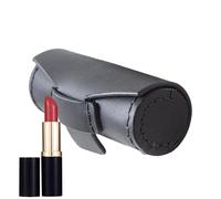 Jubepk Lipstick Case, Portable Lipstick Holder, Lipstick Organizer Bag, Cylindrical Lipstick Sleeve, Lip Balm Holder, Small Lipstick Pouch, Lipstick Holder for Women, Makeup Lipstick Case
