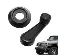 Jubepk Manija de la ventana de la puerta del automóvil, manija de la puerta de la manivela del elevalunas automóvil, Elevador de enrollador de manija de ventana de coche, Manivela para de