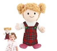 Jubepk Marionetas de mano para niños | Accesorios de teatro de marionetas de 11,8 pulgadas | Juguete de peluche agradable para la piel, sin olor, para la mesita de noche