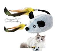 Jubepk Moving Cat Toys, Automatic Moving Toy, Remote Control Toy, Smart Cat Toys with Remote Control Interactive Cat Toy For Kittens and Adult Cats, Play and Exercise