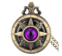 Jubepk Pocket Watch | Vintage Pocket Watch | Steampunk Pocket Watch | Hand Wind Pocket Watch | Steampunk Vintage Watch Hand Wind Mechanical for Christmas, Vintage Watch for Collection