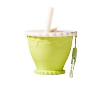 Jubepk Portable Foldable Cup, Reusable Drinkware, Portable Cup with Silicone Design, Travel Accessory with Easy Carry, Outdoor Camping Picnic Supplies for Water Drinking Beach Hotel Commute