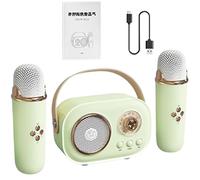 Jubepk Portable Karaoke Speaker Microphone, Wireless Karaoke for