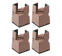 Jubepk Risers Table Legs, Heavy Duty Bed Furniture Risers, 1,97 x 2,95 x 3