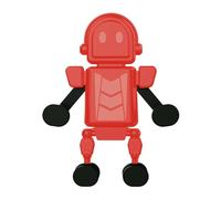 Jubepk Robot Shape Cellphone Holder, Car Phone Stand, 4.53x5.47x1.18 inches Auto Smartphone Cradle, Car Vent Phone Mount, Secure Grip, Adjustable, Perfect for Vehicle and Truck