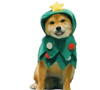 Jubepk Ropa de Navidad cálida para perro, sudaderas con capucha para mascotas, gatos, ropa de Navidad para perros, ropa de invierno agradable a la piel para mascotas pequeñas a grandes para bailes de