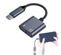 Jubepk To 3.5mm Adapter - 2-in-1 Audio Dongle Apparatus, Fast-Charging Interface Cable, Precision Multimedia Hardware For Smartphones and Tablets, High-Fidelity Audio Connector Instrument
