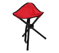 Jubepk Travel Stool, Lightweight Folding Stool, Portable Triangular Stool, Anti-Slip, Perfect for Outdoor Hiking, Backpacking, and Fishing Adventures, 14.96x3.94x3.94 Inches