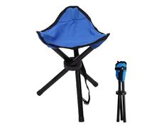 Jubepk Travel Stool, Lightweight Folding Stool, Portable Triangular Stool, Anti-Slip, Perfect for Outdoor Hiking, Backpacking, and Fishing Adventures, 14.96x3.94x3.94 Inches
