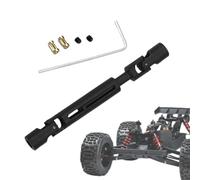 Jubepk Truck Drive Shaft, Replacement Parts, Vehicles with Joint Transmission, Precision Trucks Driveshafts, Car Driveshaft Parts for Professionals Alike, 12 x 8 x 2 cm Silver and Black