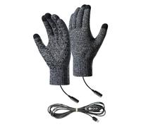 Jubepk USB Heated Gloves, Heating Mitts, Screen Touch Winter Thermal, Insulated Wearable Warmers for Cycling, Skiing, Snowboarding, Hiking, Driving, Outdoor Commuting, Cold Weather Gear Use