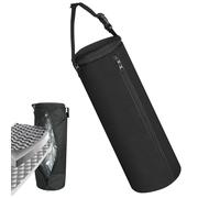 Jubepk Warming Tray Bag, Portable Warmer Mat Carry Pouch, 18.5x5.91x5.91 Inches, Food Transport Solution, Heat Resistant Cloth Design for Picnic, Travel, and Kitchen Use, Black